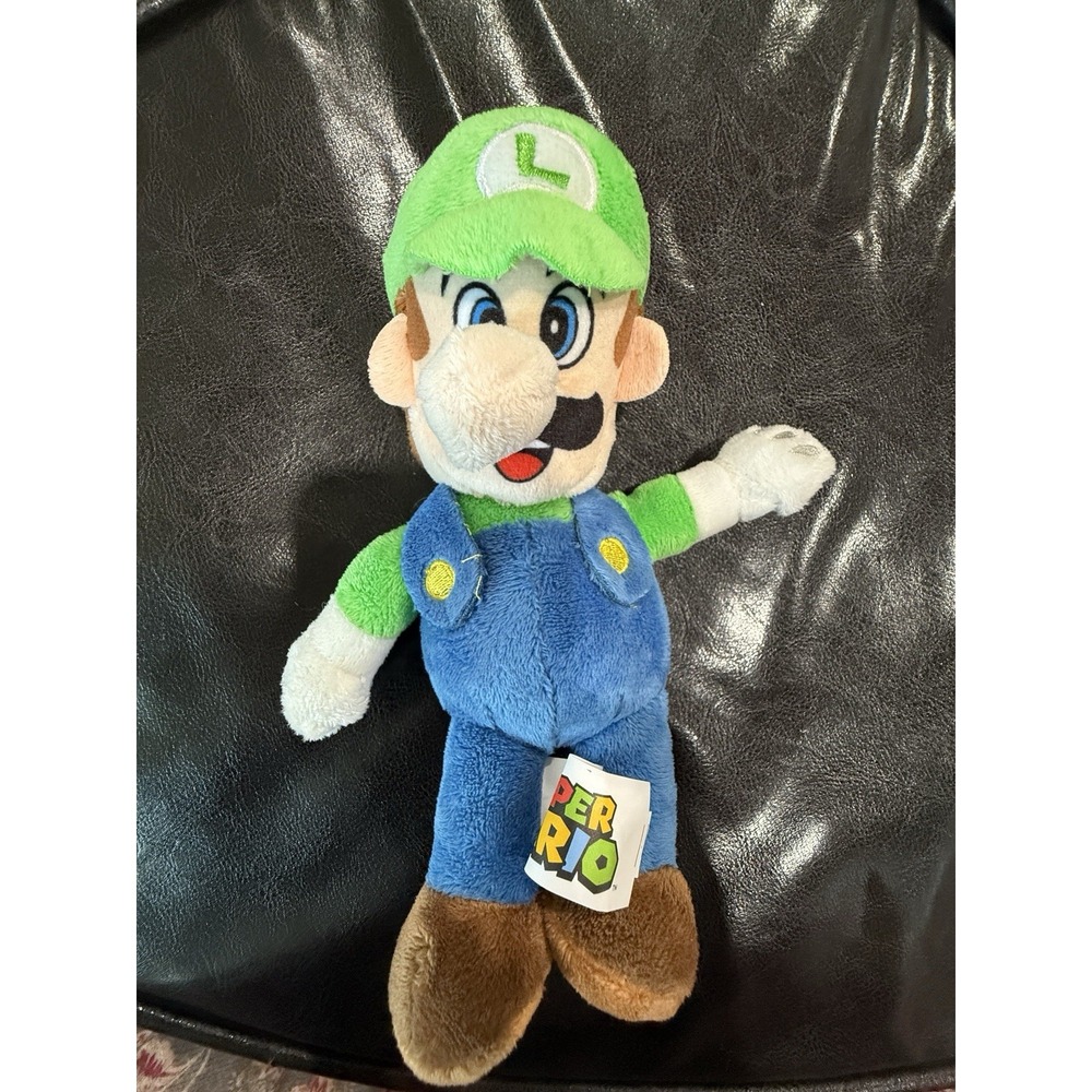 Nintendo Official 10" Super‎ Mario Luigi Soft Plush Toy Stuffed Animal Plumber